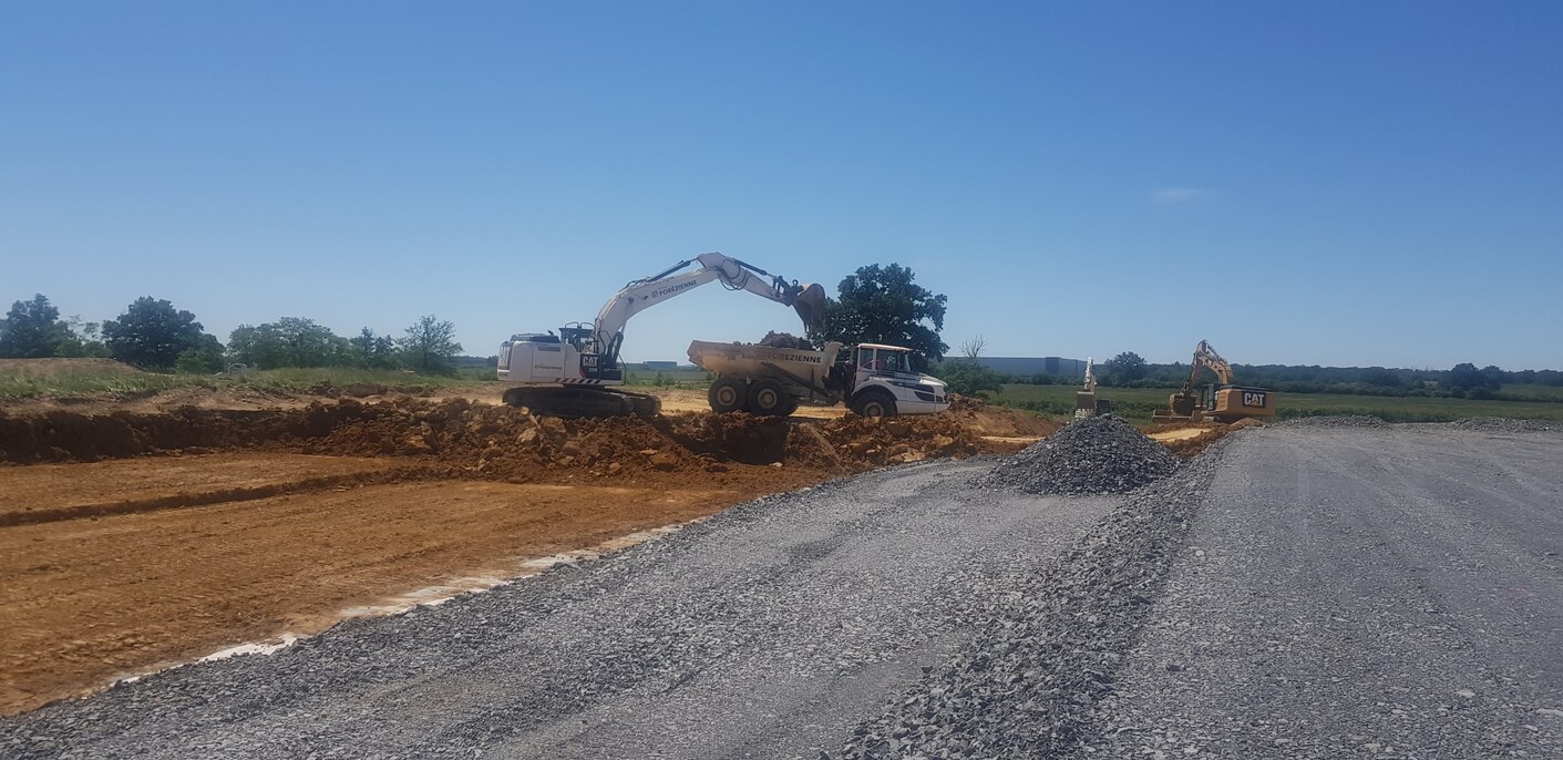 Plateforme logistique à MONTBEUGNY (03). CONFLUENCE