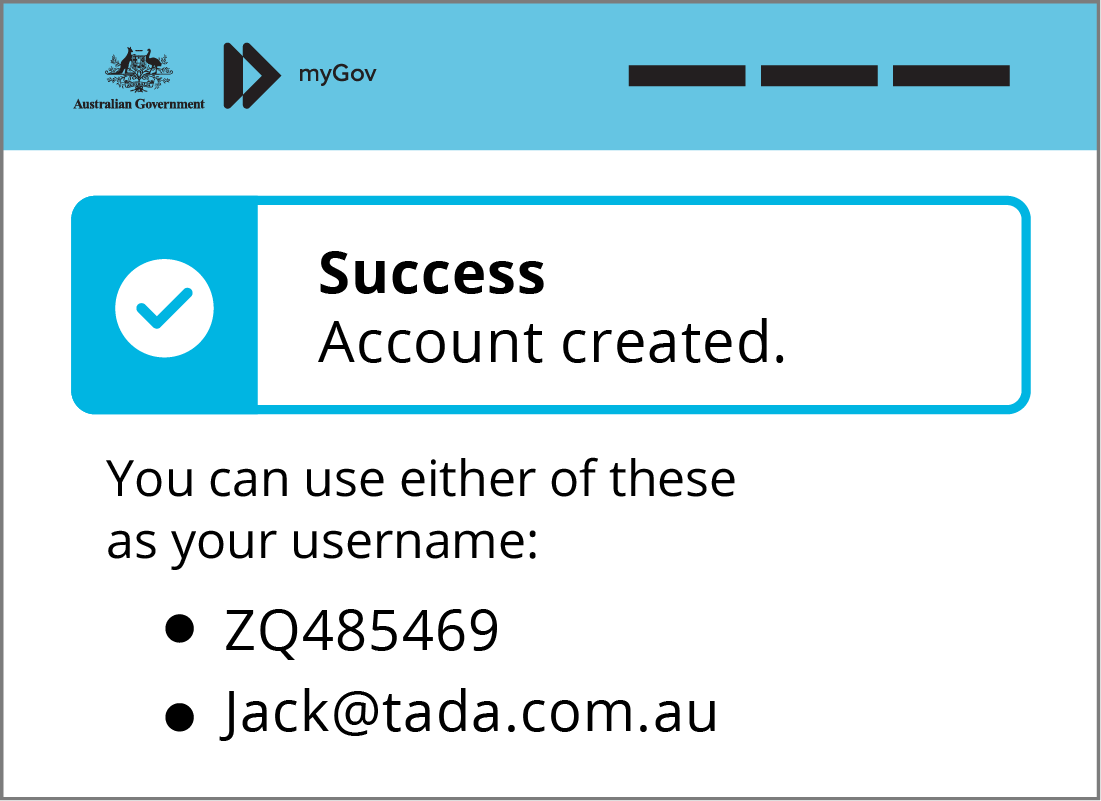 Setting up your new myGov account Learning Module Setting up myGov Online Course