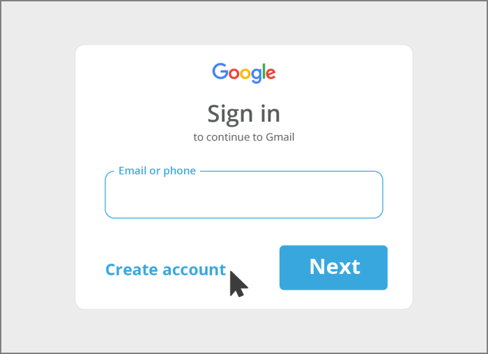 How to create a gmail account