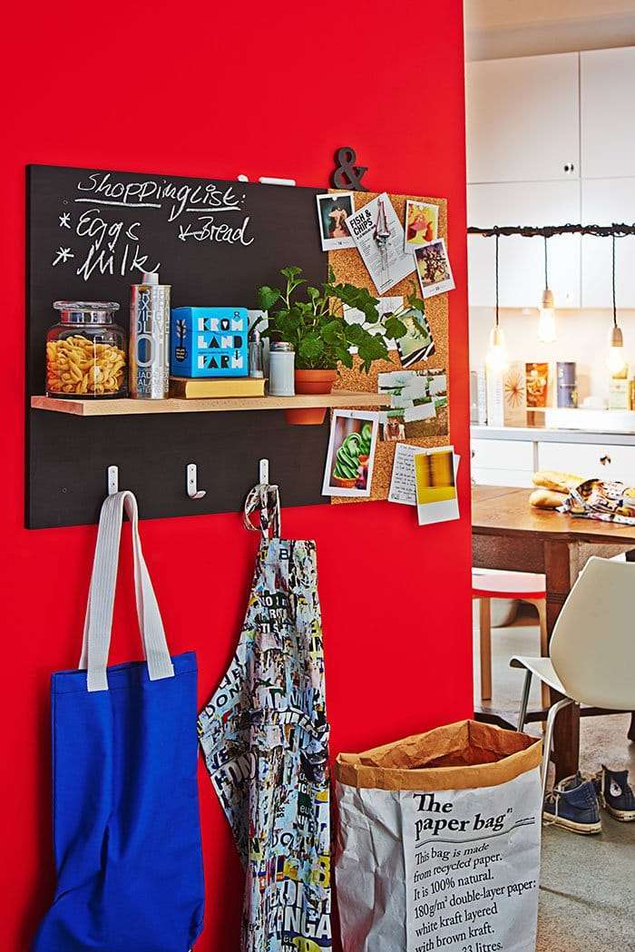 DIY kitchen organizer becoration