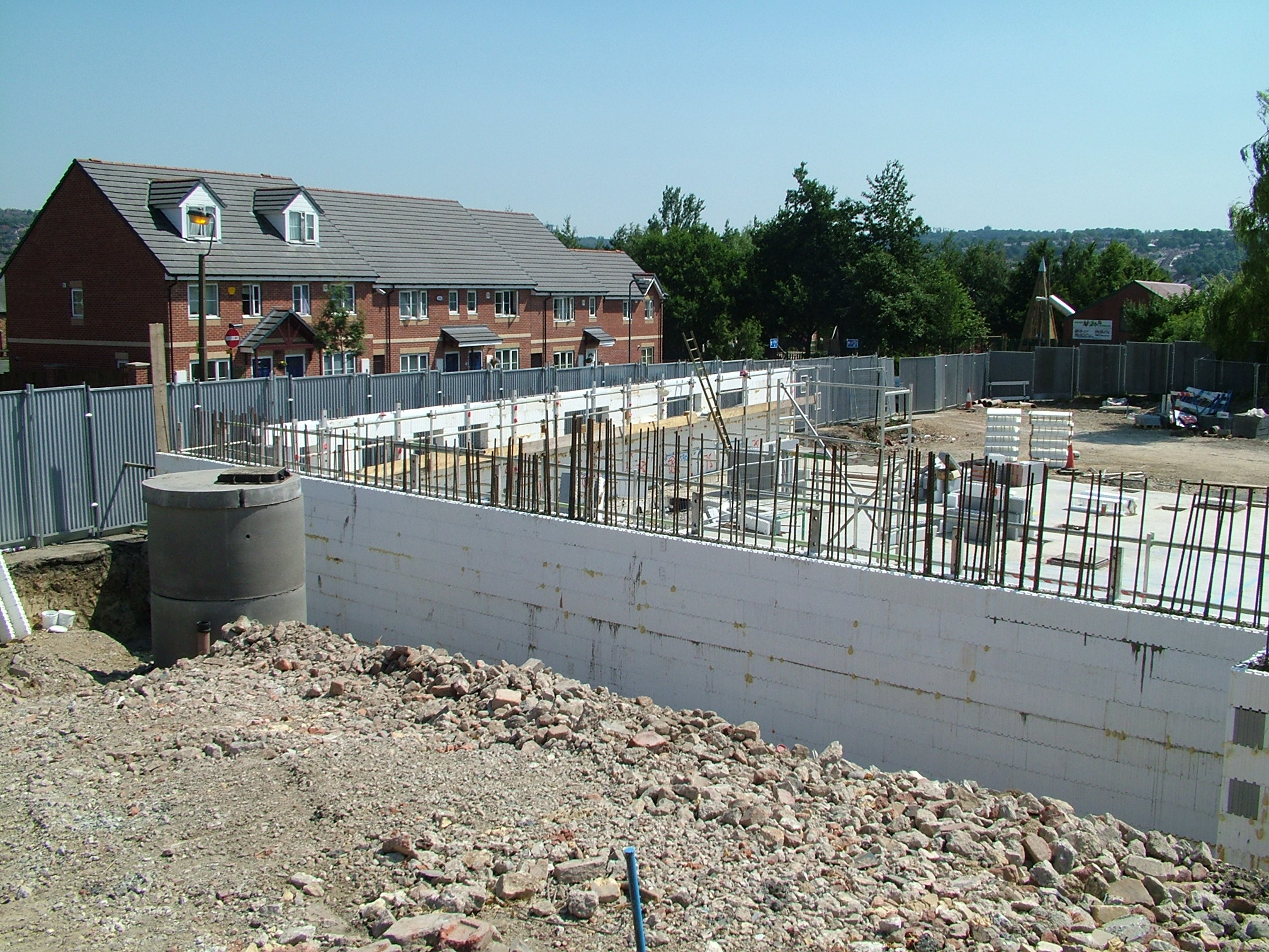 Sharrow Road School, Sheffield BecoWallform Insulated Concrete Formwork
