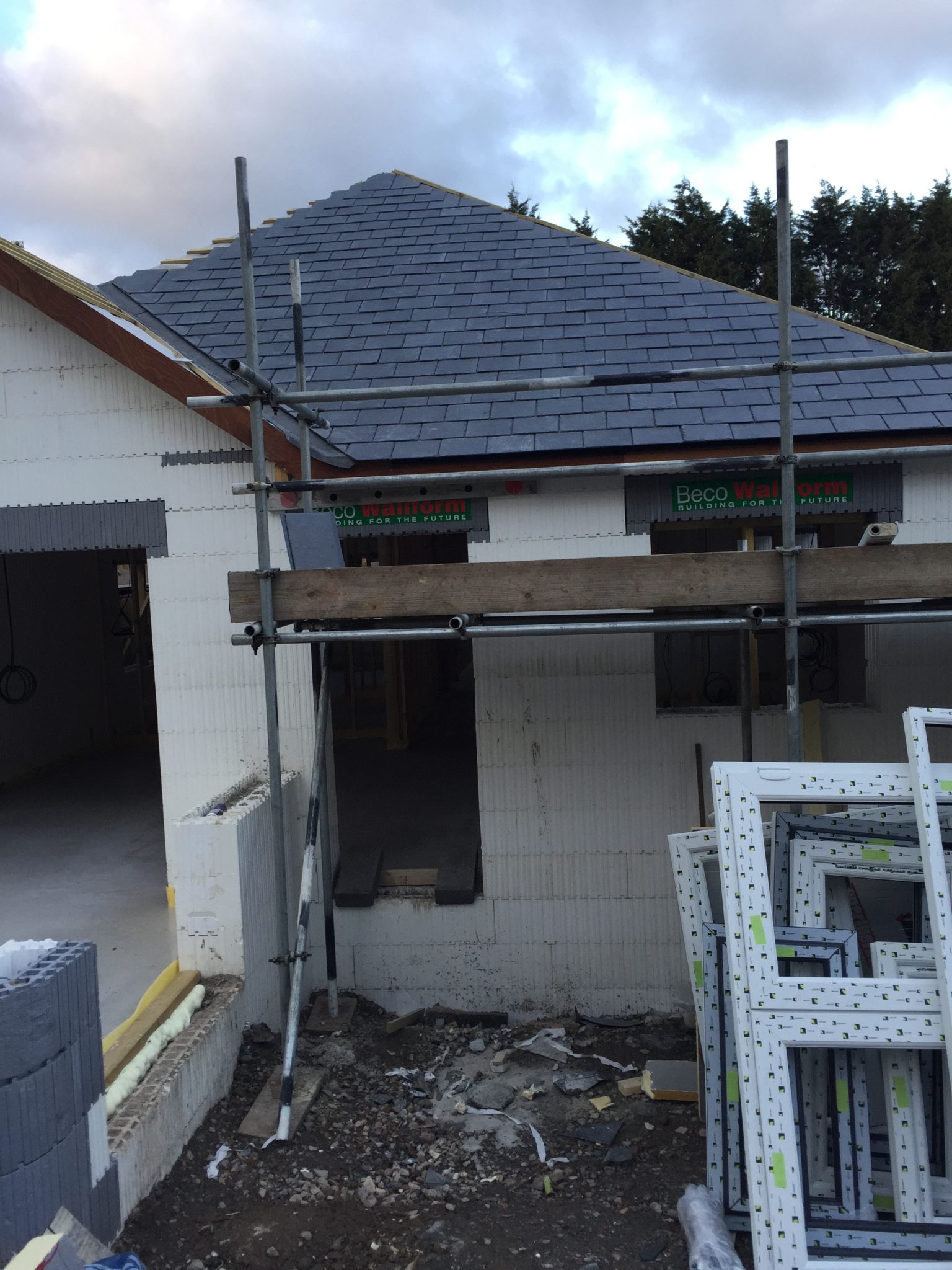 Modern Bungalows Kingsteignton BecoWallform Insulated Concrete Formwork