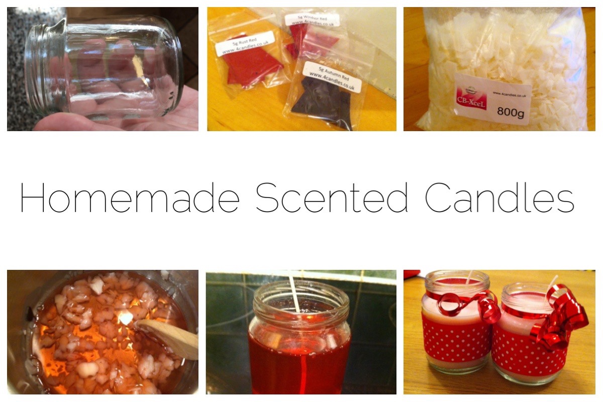 Christmas Crafts Homemade Scented Candles
