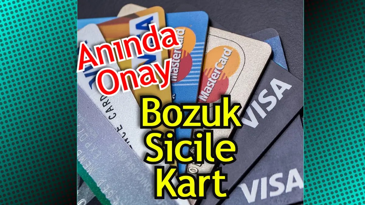SMS İle Kredi Kartı Başvurusu Sicili Bozuk Olana Kredi Kartı Ekonomi