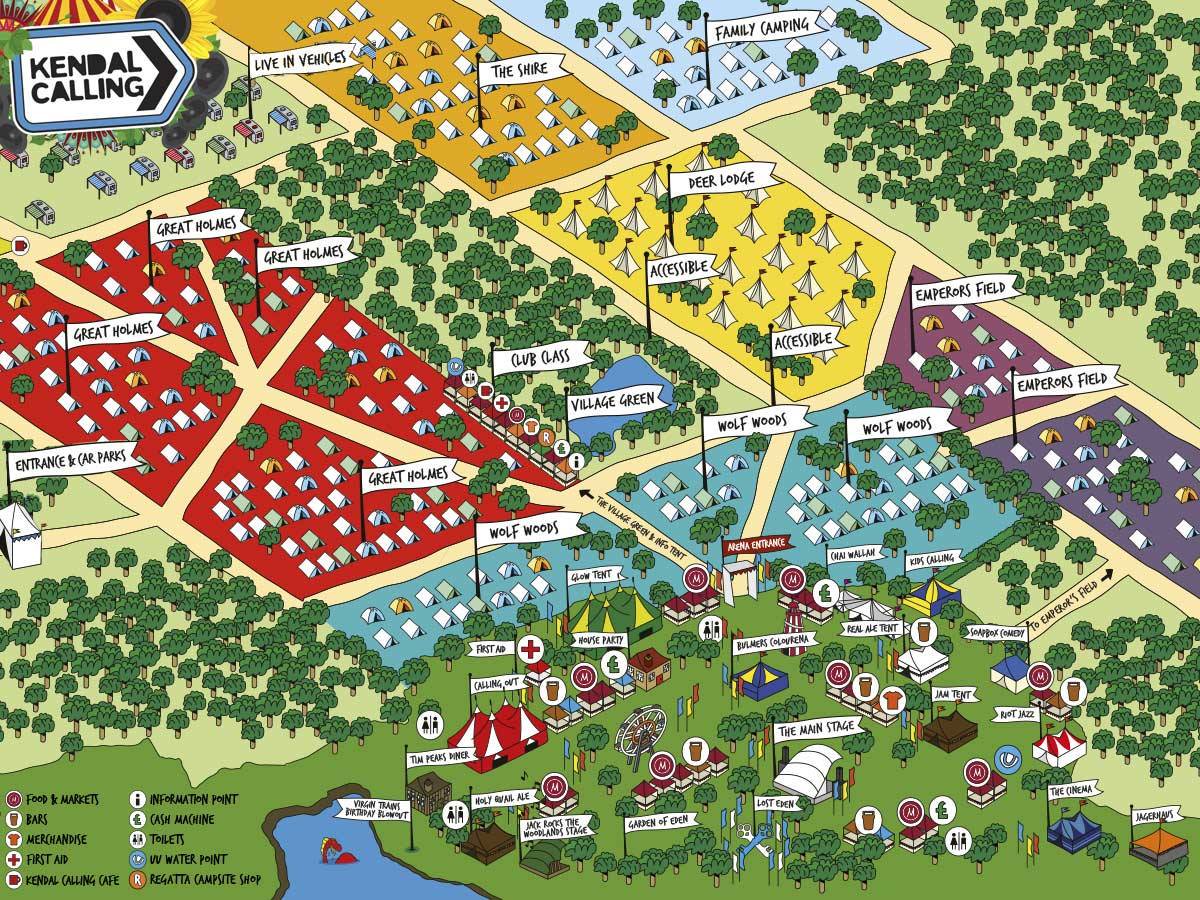 Festival Map Bed Ferret