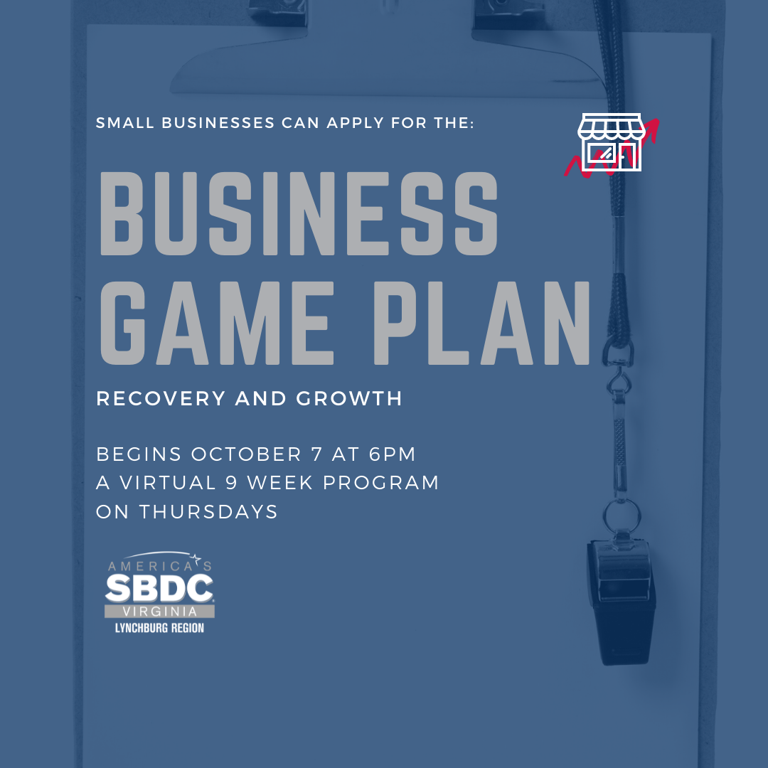 Business Game Plan Now Taking Applications Bedford County Economic