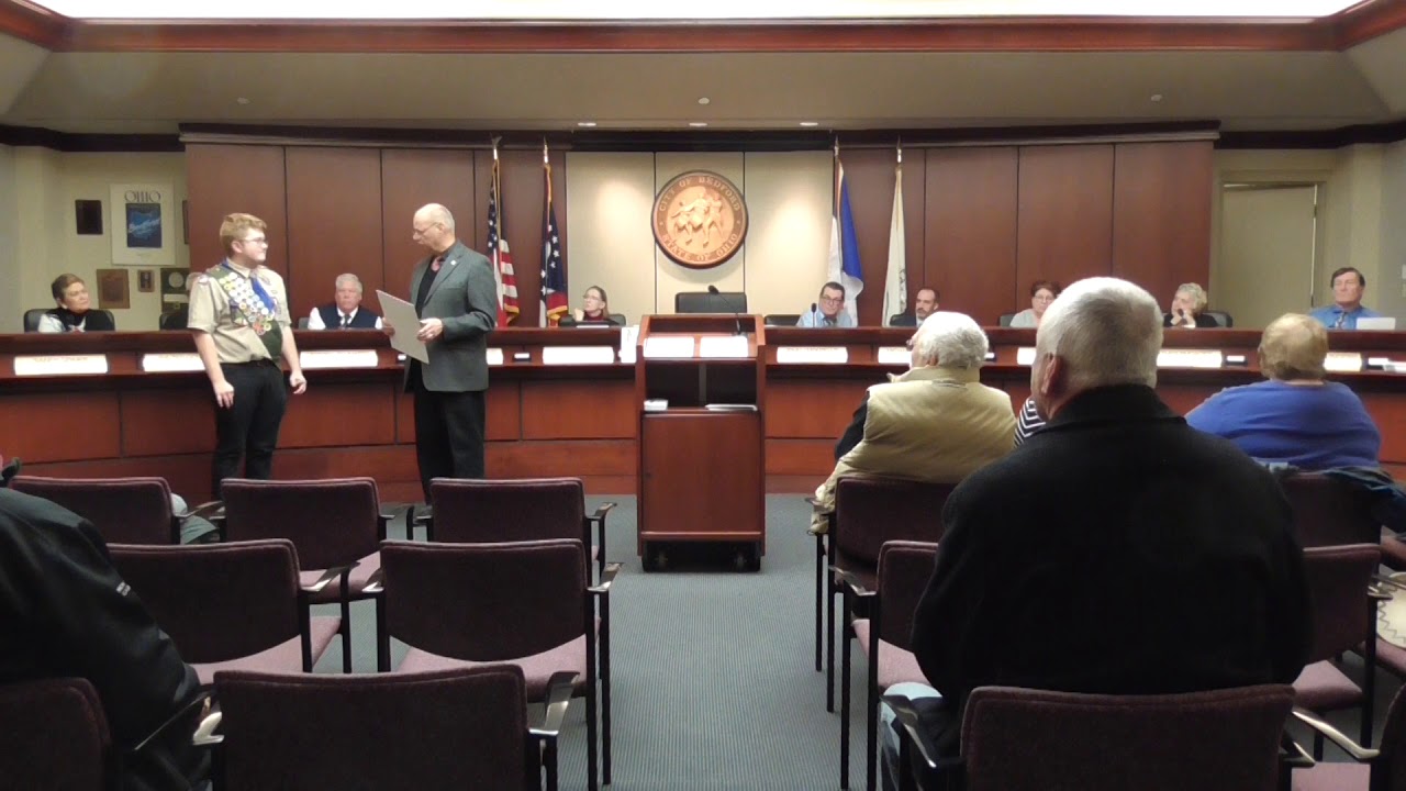 December 3, 2018 Bedford, OH City Council Meeting Video The Bedford