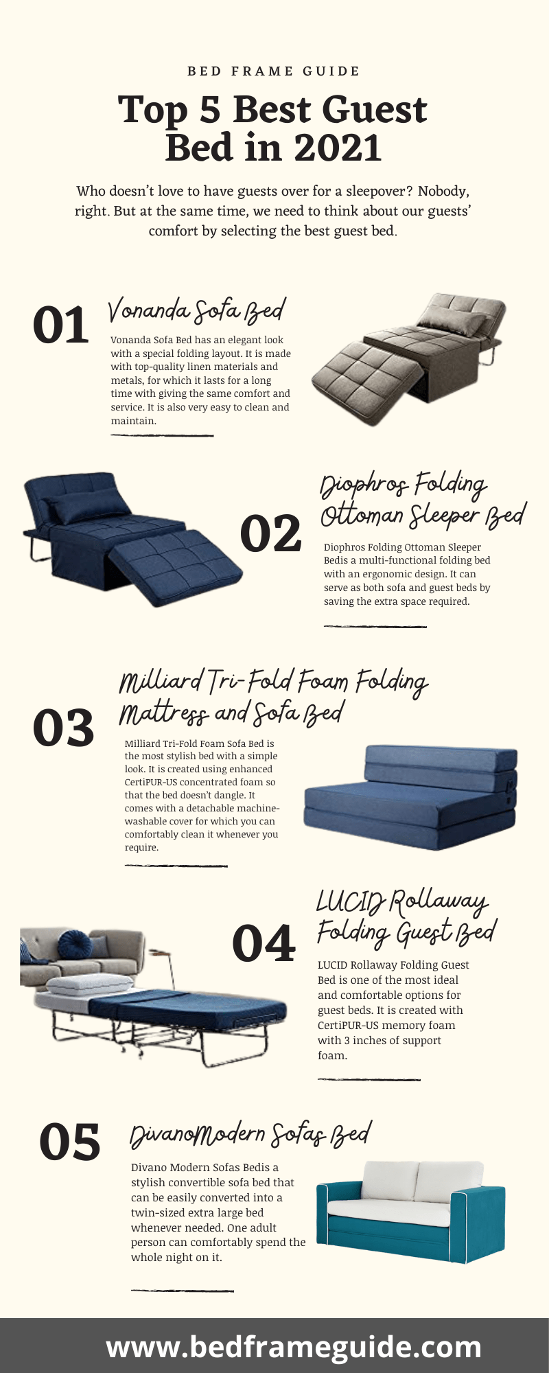 Best Guest Bed in 2023 Buying Guide] Bed Frame & Box Spring