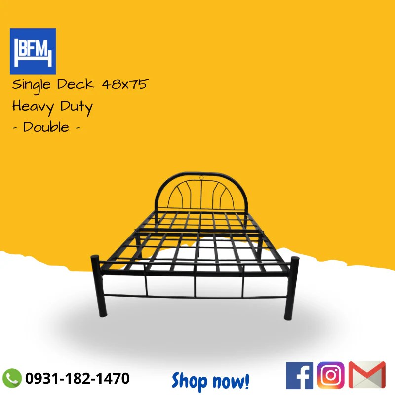 Single Deck Double Size Split Type Heavy Duty 48x75 Bed Frame Master