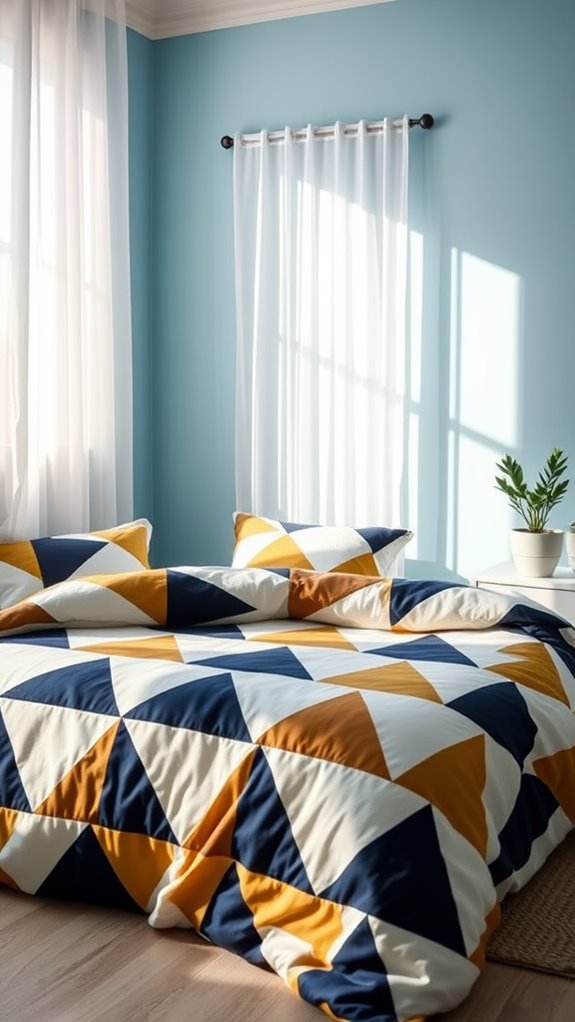 What Color Comforter Goes With Light Blue Walls 25 Ideas Bed Guides