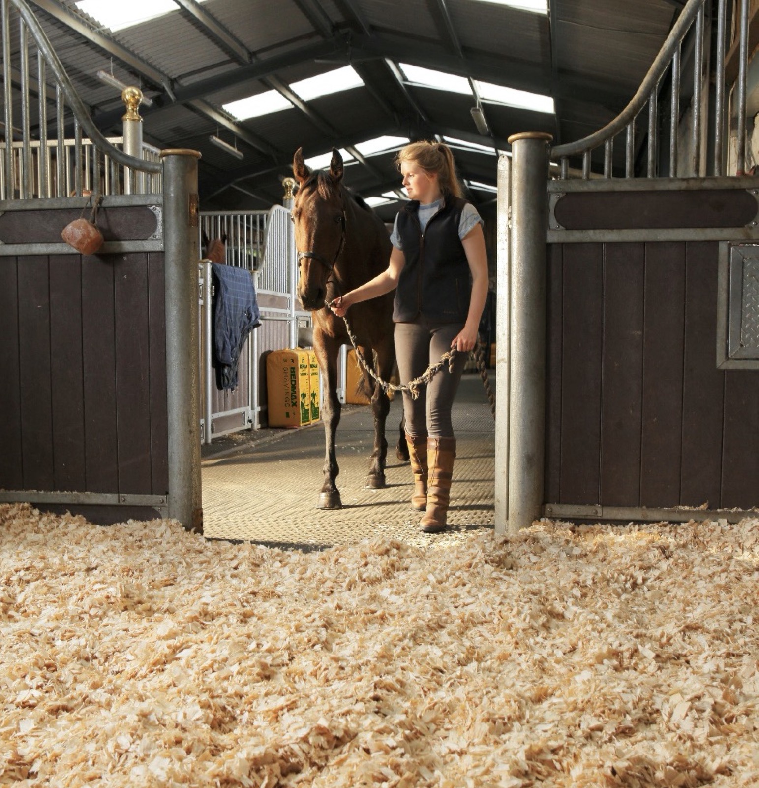 'No Hoof, No Horse' Bedmax Shavings Equine bedding made specially