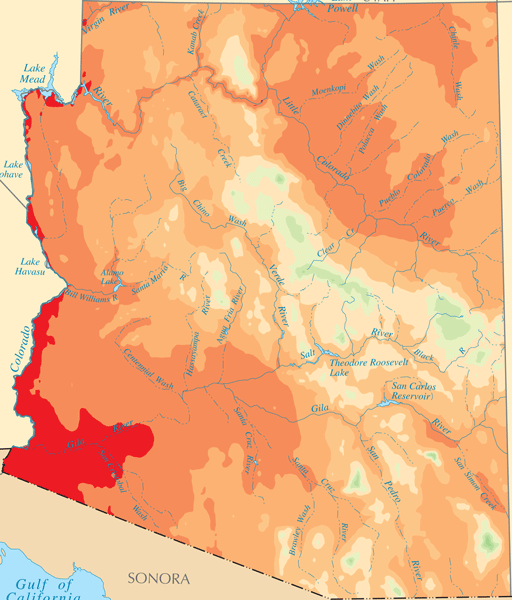 The 10 Longest Rivers in Arizona WorldAtlas