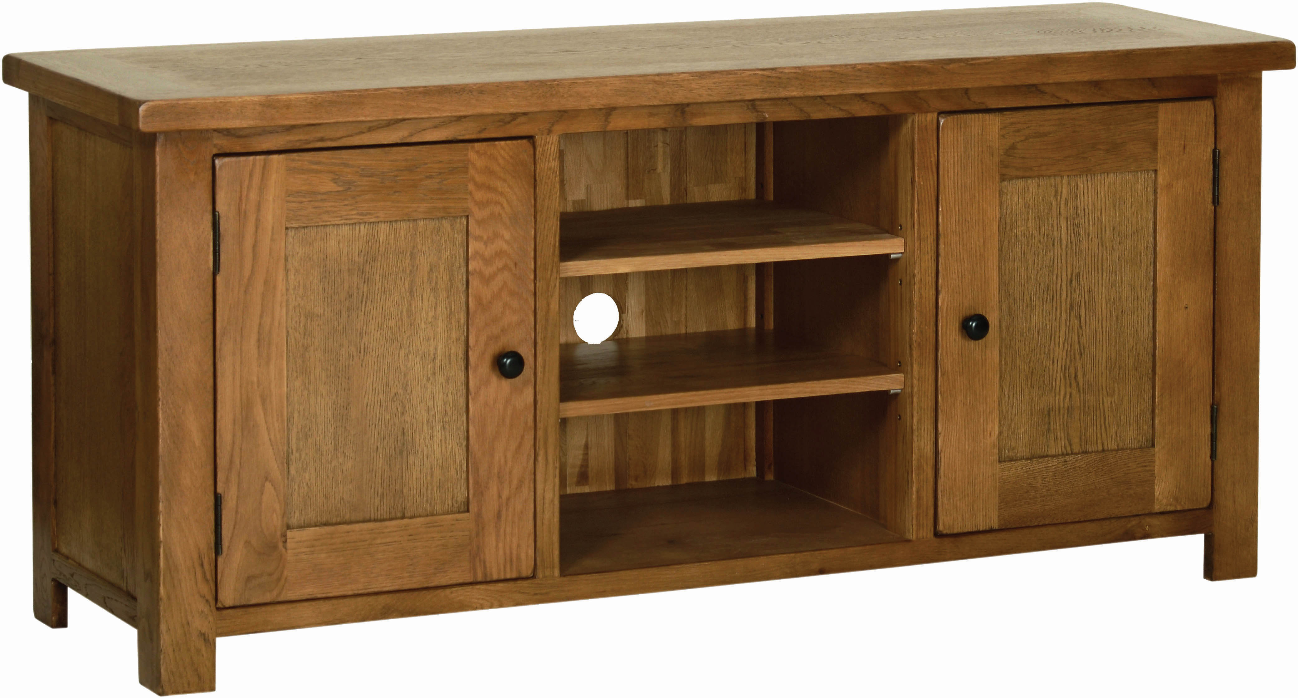 Deans Furnishers Living & Dining Furniture Rustic Oak Large TV