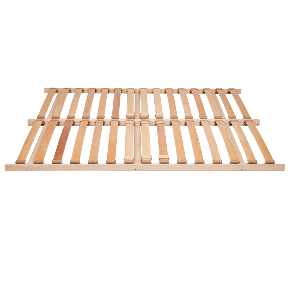 Standard Double Row Drop In Slatted Bed Base with 30 Beech Sprung Bed Slats