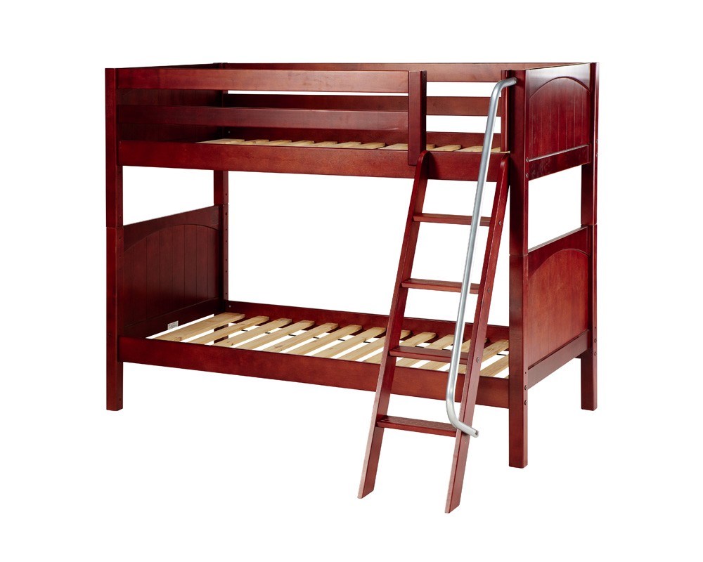Gotit Twin over Twin Maxtrix Bunk Bed with Ladder Solid Maple