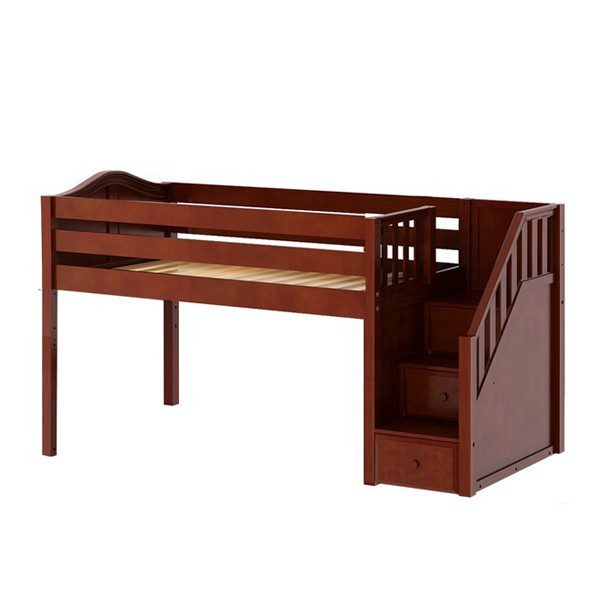 Great CC Maxtrix Twin Low Loft Bed with Stairs