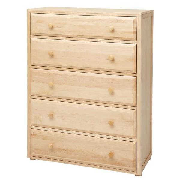 Maxtrix 5 Drawer Dresser Storage Solid Wood Kids Furniture