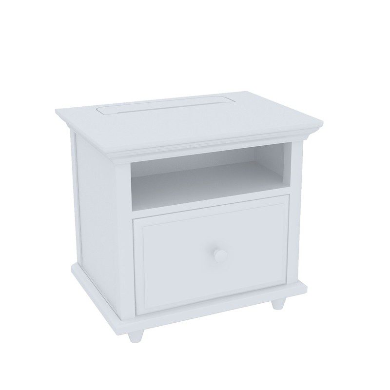 Maxtrix NightStand white solid hardwood kids furniture