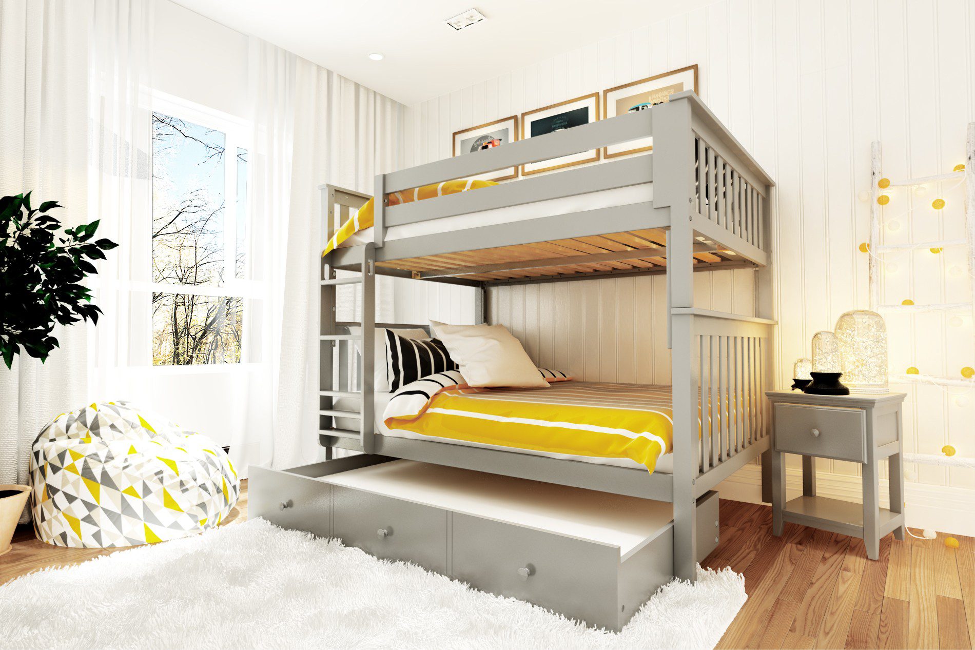 Buy Solid Wood Full Over Full Bunk Beds Canada