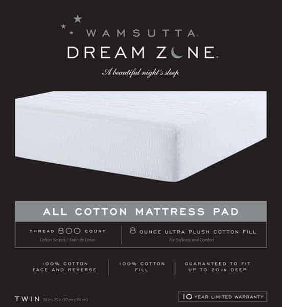 Recalled Wamsutta Dream Zone mattress pads were sold at Bed Bath & Beyond Spring Home Textile
