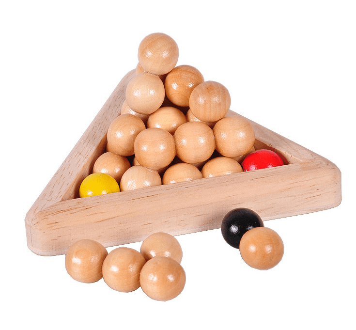 Pyramid Puzzle with Base Brain Teaser Puzzle