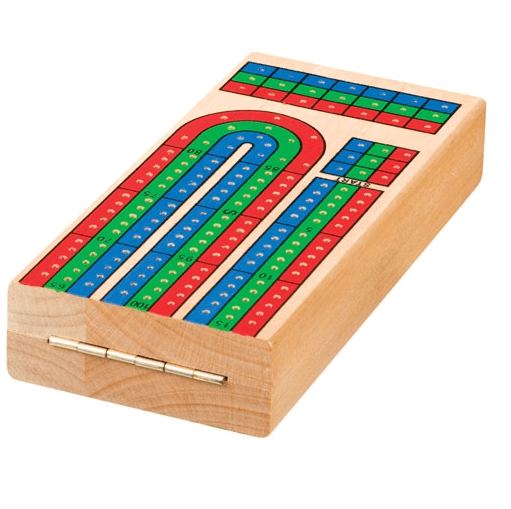 Wooden Cribbage Board Classic Game Collection