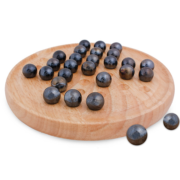 Wooden Solitaire Game wooden brain teaser board game