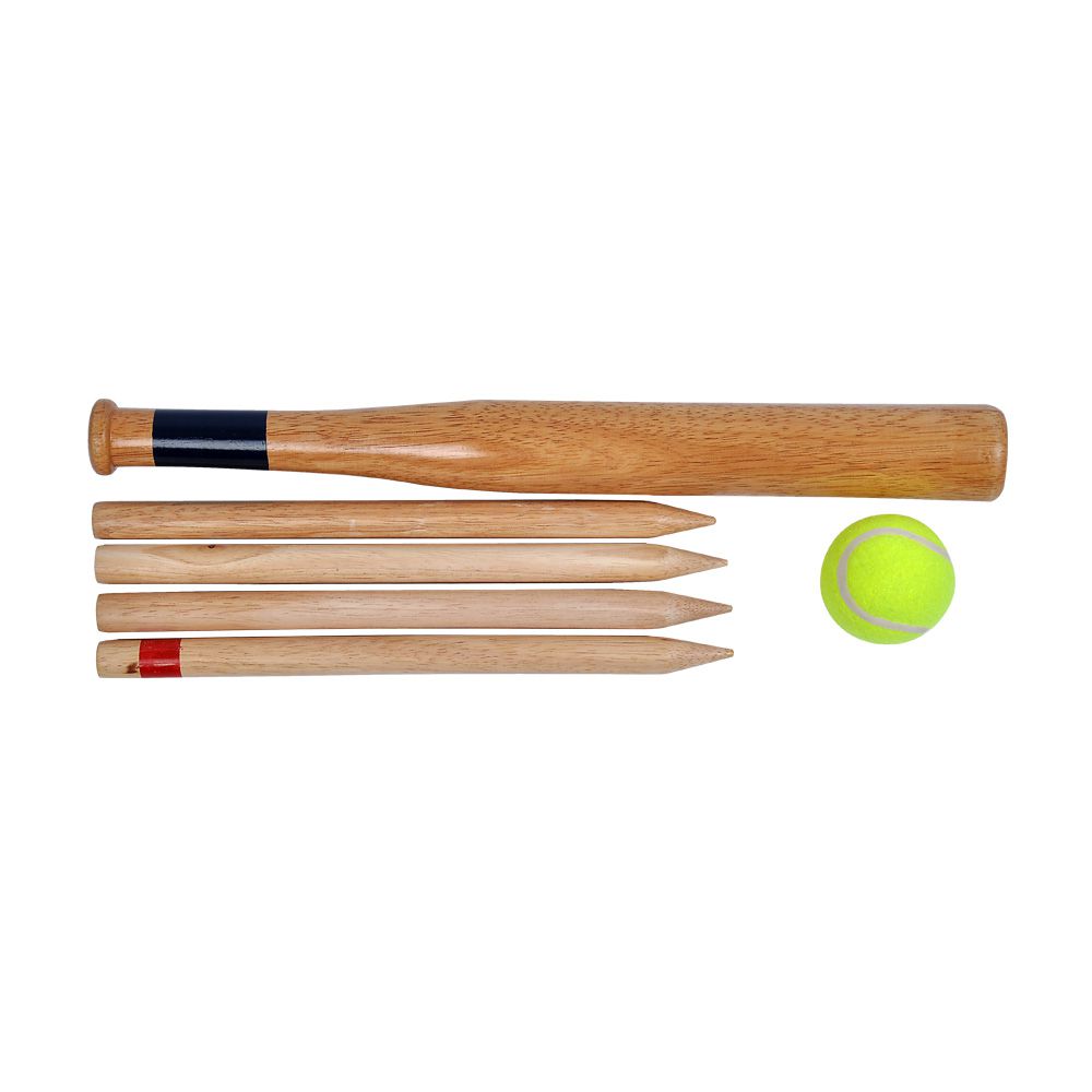 Wooden Rounders Set Traditional wooden garden game