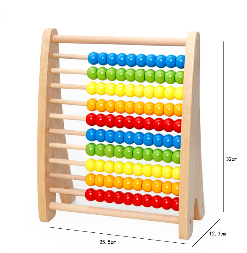 Wooden Abacus Toy wooden math teaching aids