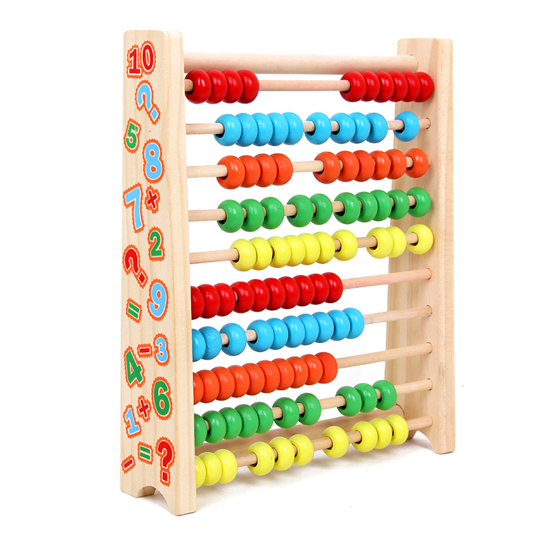 Wooden Abacus Toy wooden math teaching aids