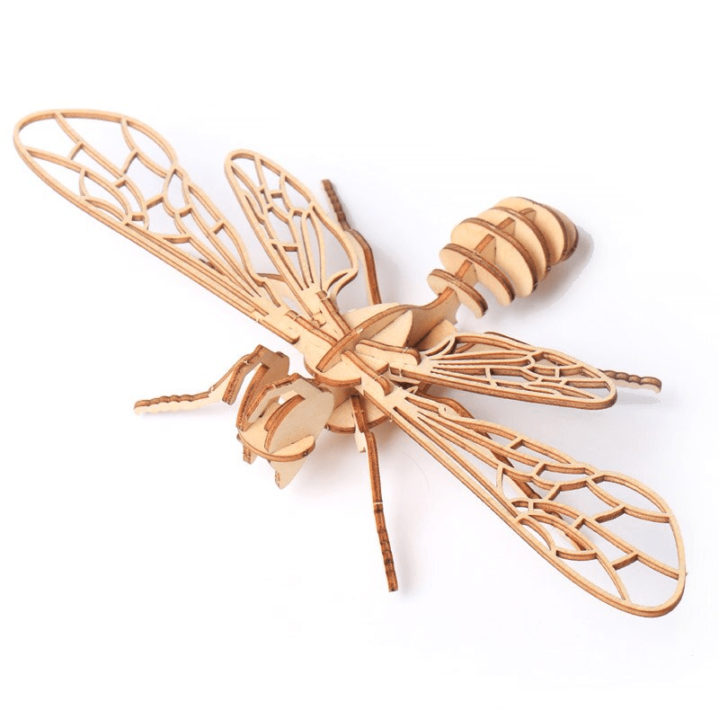 3D Insect Puzzle Wooden Game, Wooden puzzle, Outdoor Game, Children