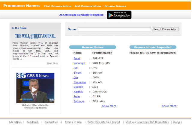 How to Pronounce English Words, Names: PronounceHippo.com