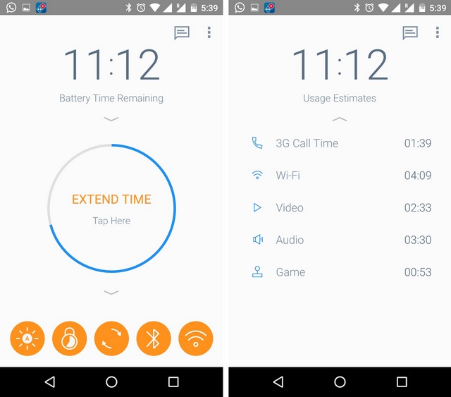 Battery Time for Android Extend Battery Life With A Tap (Review)