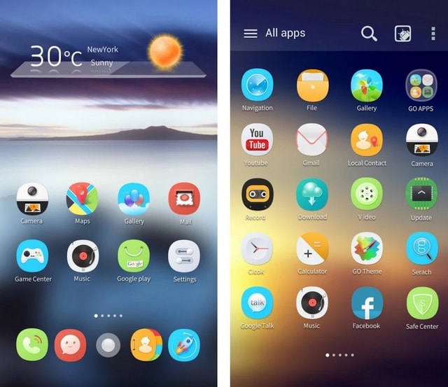 15 Cool Go Launcher Themes (2016) Beebom