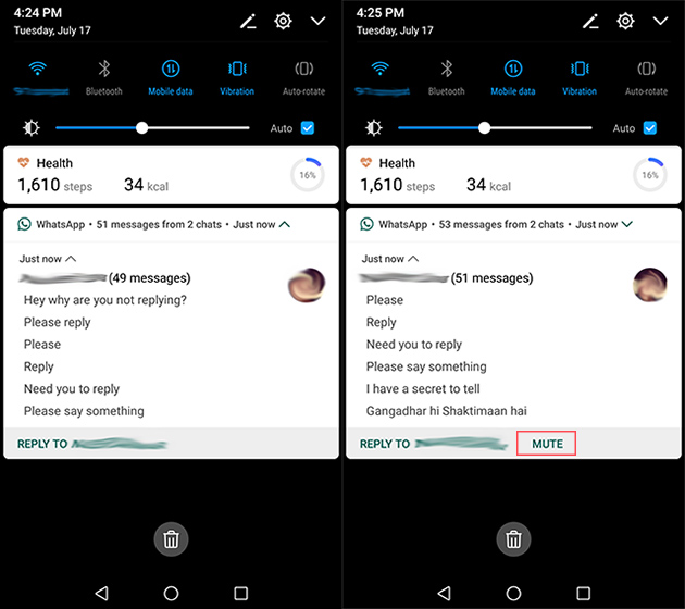 WhatsApp Beta Now Lets You Mute Chats Directly From Notifications