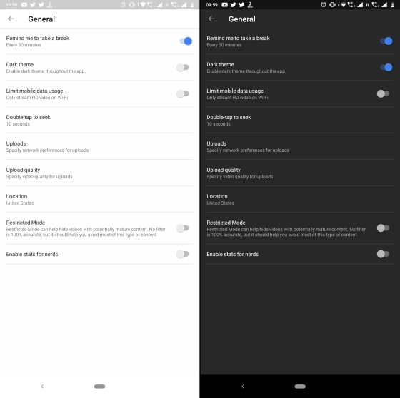 YouTube Finally Rolling Out Dark Theme To All Android Devices Beebom