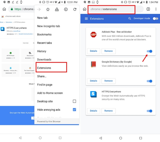 How to Install Google Chrome Extensions on Android Beebom