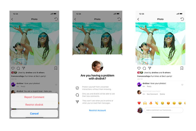 Instagram's New "Restrict" Feature Lets You Shadow Ban