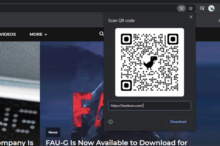 How to Create QR Codes for URLs Using Google Chrome Beebom