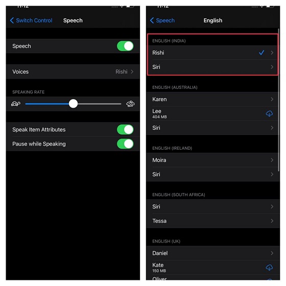 Switch Control Iphone как включить