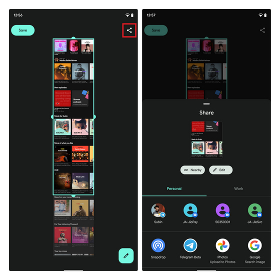 How to Take Scrolling Screenshots in Android 12 Beebom