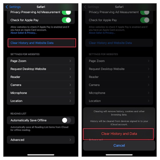 How to Clear History on iPhone and iPad (2022) Beebom