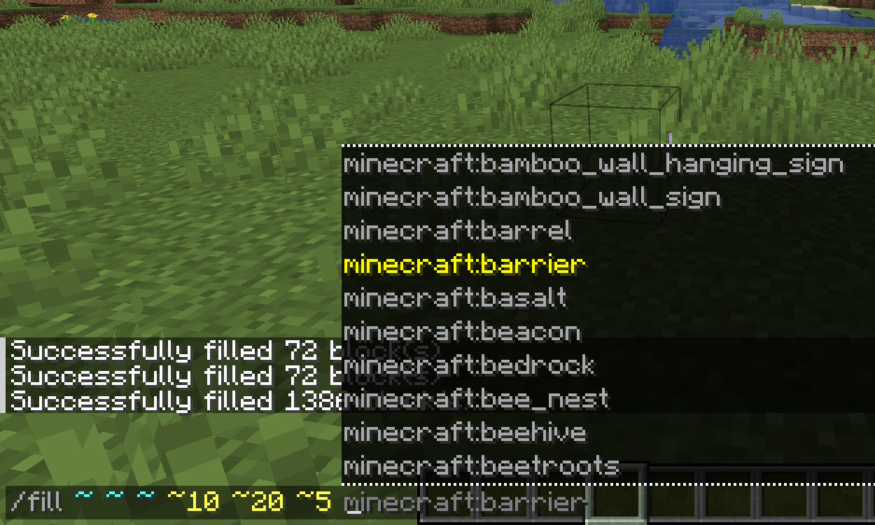 How to Use Fill Command in Minecraft Beebom