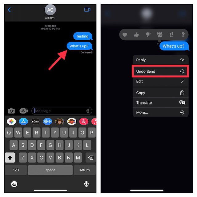 How to Unsend Messages on iPhone, iPad, and Mac (2022) Beebom
