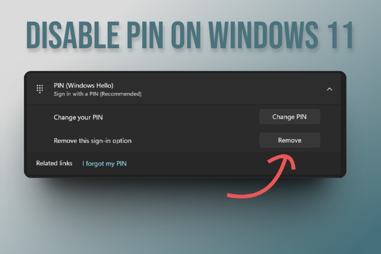 How to Remove PIN (Greyed Out) from Windows 11 Beebom