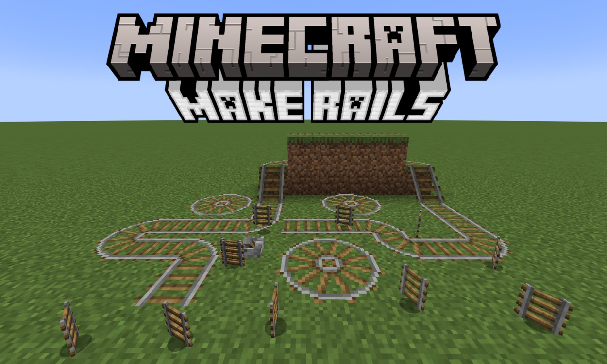 How to Make Rails in Minecraft Beebom