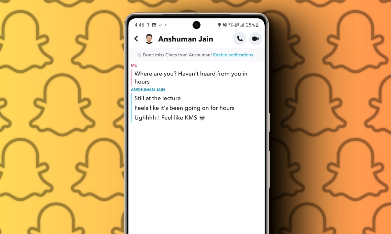 What Does KMS Mean on Snapchat Beebom