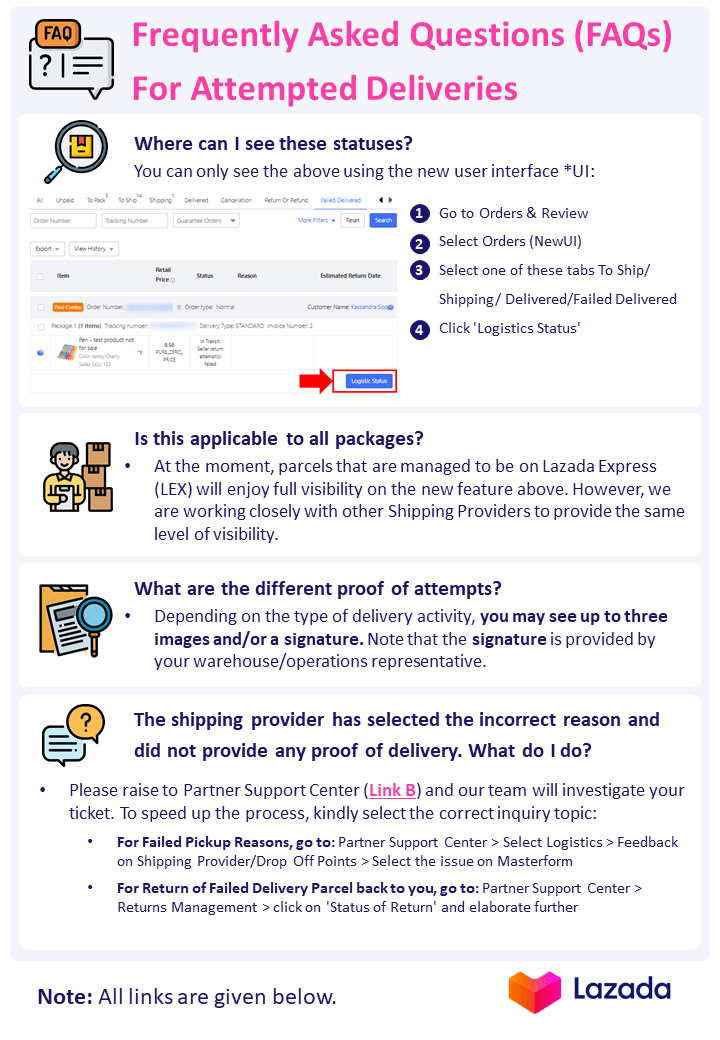 You now can view proof of attempts made by your Shipping Provider to