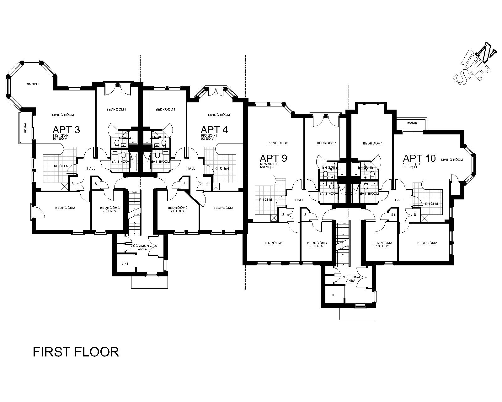 First Floor Plan Beech Developments