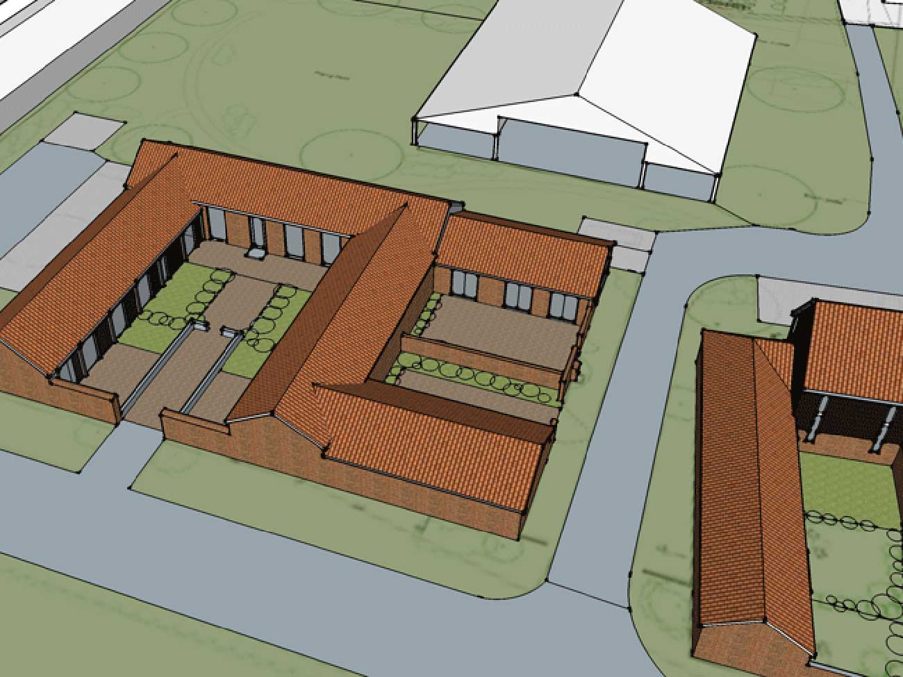 Holiday rental barn conversions, Suffolk Beech Architects Thorndon